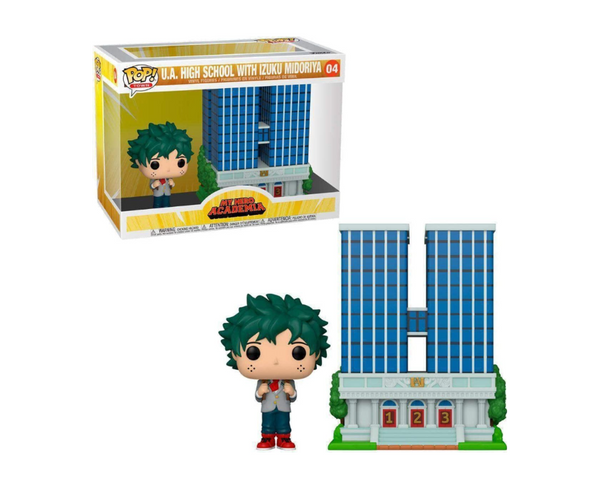 Funko My Hero Academia POP! Town U.A. High School with Izuku Midoriya Vinyl Figure Set #04 [Deku in Uniform]