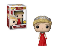 Royal Family Funko POP Vinyl Figure: Diana, Princess of Wales (Red Dress Chase) #03