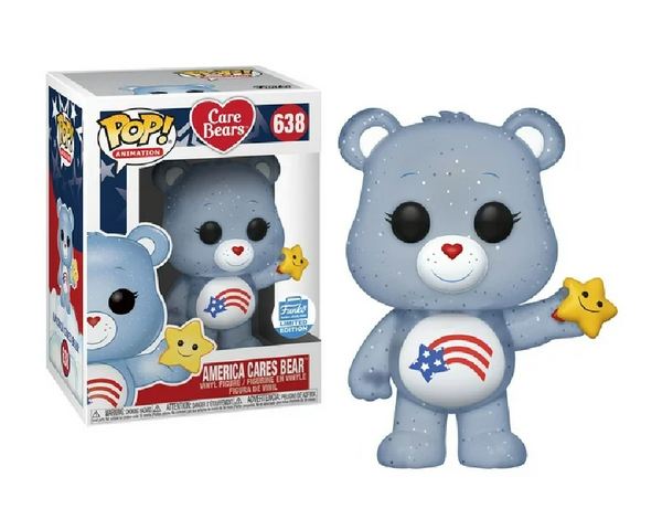 Funko Care Bears POP! Animation America Cares Bear Exclusive Vinyl Figure #638