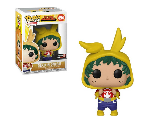 Funko My Hero Academia POP! Animation Deku in Onesie Exclusive Vinyl Figure #494