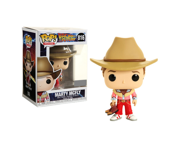 Funko Pop! Movies Back to The Future Marty McFly Cowboy Outfit Exclusive #816