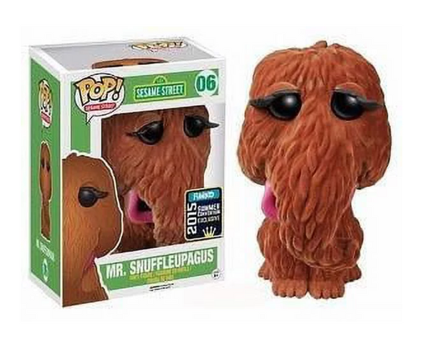 Funko Sesame Street Snuffleupagus 6" POP! Vinyl Figure SDCC Comic Con Exclusive Flocked