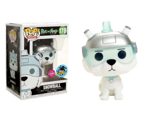 Funko Rick & Morty POP! Animation Snowball Vinyl Figure [Flocked] #178