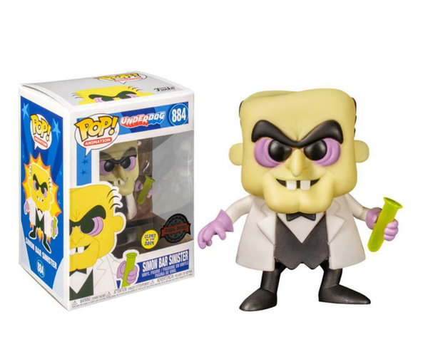 Funko POP! Underdog - Simon Bar Sinister Vinyl Figure #884 Special Edition Exclusive