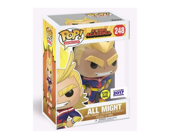 Funko Pop! Animation My Hero Academia All Might (Glow) Funimation Exclusive Figure #248