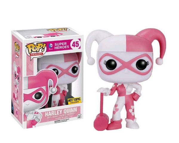 Funko DC Comics POP! Heroes Harley Quinn Exclusive Vinyl Figure #45 [Pink]