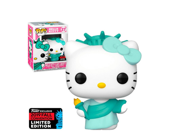 Funko Pop! Sanrio: Hello Kitty - Hello Kitty Lady Liberty #27, Fall Convention Exclusive