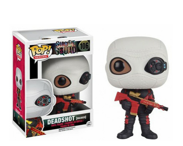 Funko Suicide Squad POP! Movies Deadshot Vinyl Figure #106 [MASKED, Loose]