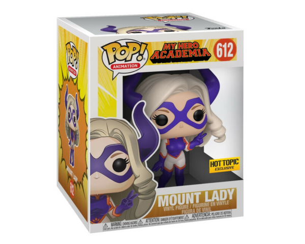 Funko Pop! Animation My Hero Academia Mount Lady Hot Topic Exclusive 6 Inch Figure #612