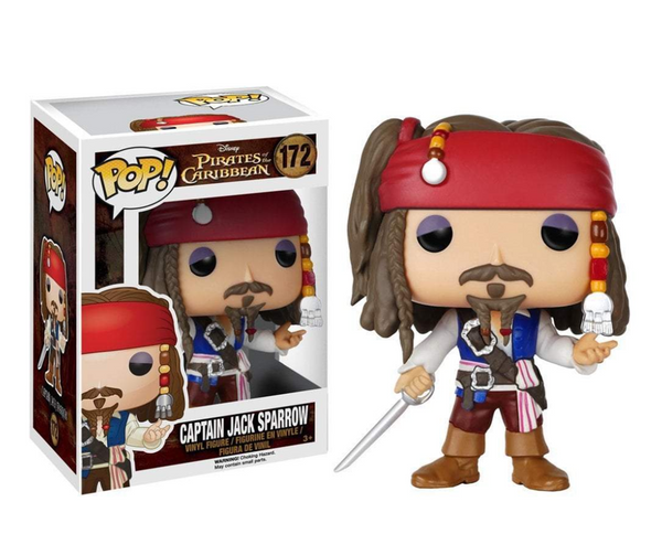 Funko Pop #172 Pirates of The Caribbean Captain Jack Sparrow Vinyl Figure