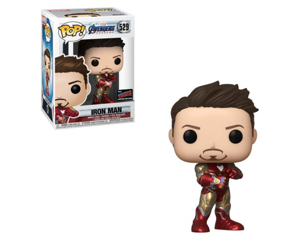 Funko Pop! Marvel: Avengers Endgame - Tony Stark (Iron Man 3) with Gauntlet, Fall Convention Exclusive