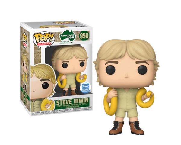 Funko POP! Television: Crocodile Hunter #950 - Steve Irwin with Snake Exclusive