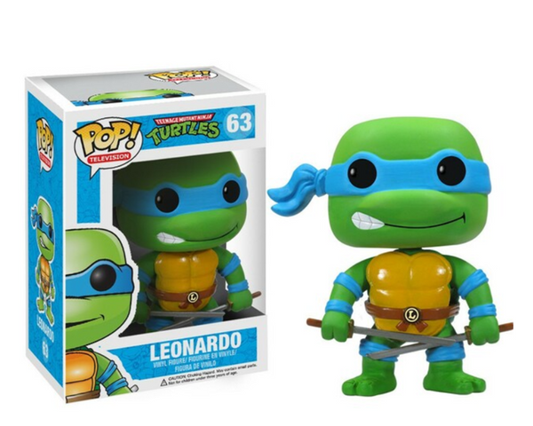 Funko Teenage Mutant Ninja Turtles POP! TV Leonardo Vinyl Figure #63