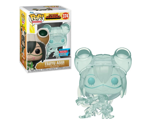 Funko POP! Animation: My Hero Academia - Tsuyu Asui (Translucent) 2021 Fall Convention Exclusive