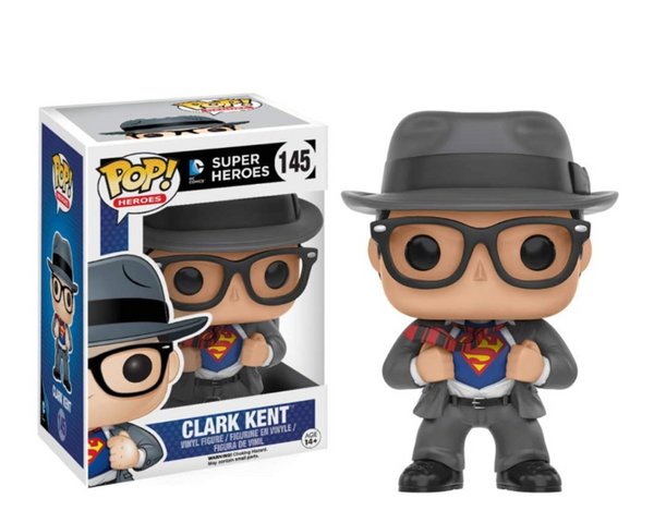 Funko DC Comics Pop! Heroes Clark Kent #145 Vinyl Figure Hot Topic Exclusive