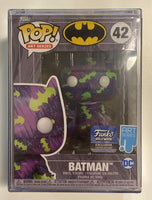 Funko POP! Art Series #42 - Batman Hollywood Exclusive (w/ Stack) Funko Shop Exclusive.